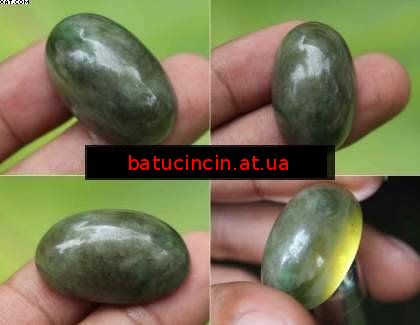 Nephrite Jade Giok Lumut Aceh Semi Kristal